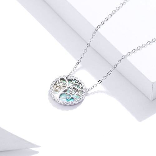 Sterling Silver Tree of Life Creation Necklace Pendant Sterling Silver Tree of Life Creation Necklace Pendant