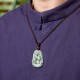 Natural Green Jade Chinese Zodiac Luck Necklace Natural Green Jade Chinese Zodiac Luck Necklace