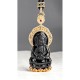 925 Sterling Silver Black Jade Kwan Yin Wealth Necklace 925 Sterling Silver Black Jade Kwan Yin Wealth Necklace