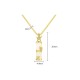 Chalcedony Bamboo Harmony Necklace