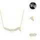 Hetian Jade Bamboo Fu Character Necklace Set Hetian Jade Bamboo Fu Character Necklace Set