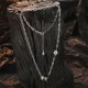 Sterling Silver Retro Tang Dynasty Luck Necklace Pendant Sterling Silver Retro Tang Dynasty Luck Necklace Pendant