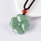 Lucky Four Leaf Clover Jade Prosperity Necklace Lucky Four Leaf Clover Jade Prosperity Necklace
