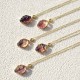 Colorful Fluorite Nine-Tailed Fox Protection Necklace Colorful Fluorite Nine-Tailed Fox Protection Necklace
