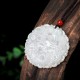 White Jade Dragon Protection Necklace Pendant