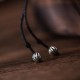 Chinese Character Copper Coin Wealth Necklace Pendant