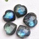Labradorite Heart Support Necklace Labradorite Heart Support Necklace