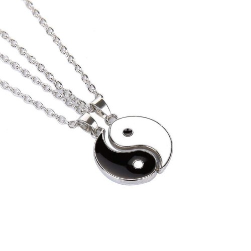 Yin Yang Hematite Pendant Necklace Yin Yang Hematite Pendant Necklace