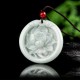 Jade Lotus Carved Prosperity Necklace Pendant Jade Lotus Carved Prosperity Necklace Pendant