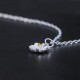 Sterling Silver Cherry Blossom Blessing Necklace Pendant Sterling Silver Cherry Blossom Blessing Necklace Pendant