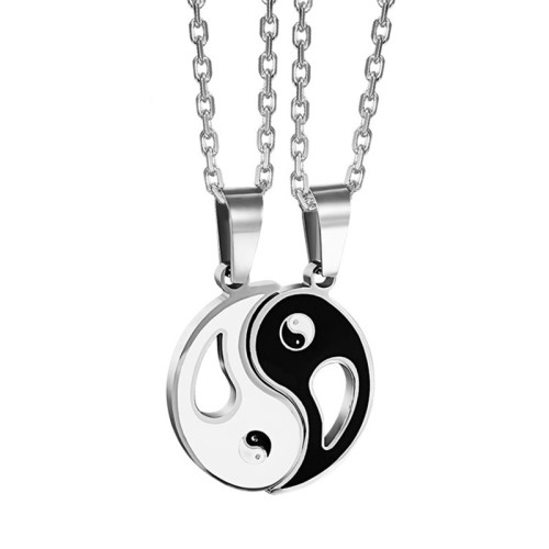 Yin Yang Couple Pendant Necklace Yin Yang Couple Pendant Necklace