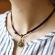 Round Jade Peace Lotus Abundance Necklace Pendant