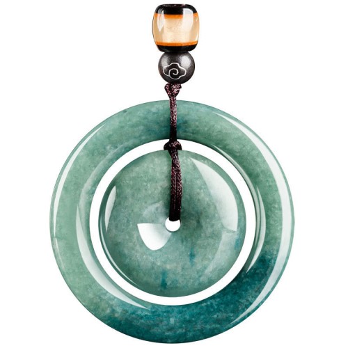 Jade Peace Buckle Luck Prosperity Pendant