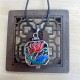 Koi Lotus Copper Coins Ghau Prayer Box Necklace Koi Lotus Copper Coins Ghau Prayer Box Necklace