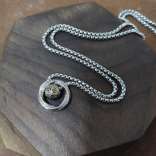 Mobius Lucky Bead Wealth Necklace