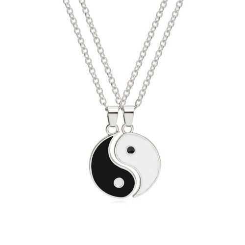 Yin Yang Hematite Pendant Necklace Yin Yang Hematite Pendant Necklace