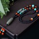 Tibetan Nine-Eye Dzi Bead Dragon Necklace Pendant Tibetan Nine-Eye Dzi Bead Dragon Necklace Pendant