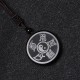 Black Obsidian Taoism Yin Yang Carved Necklace Black Obsidian Taoism Yin Yang Carved Necklace