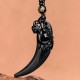Black Jade Chinese Zodiac Dragon Tooth Protection Pendant Black Jade Chinese Zodiac Dragon Tooth Protection Pendant