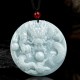 Flash Sale - Chinese Zodiac Dragon Jade Success Amulet Pendant