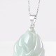 Nine Tailed Fox Jade Prosperity Necklace Pendant