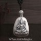 999 Silver Zodiac Natal Buddha Heart Sutra Necklace 999 Silver Zodiac Natal Buddha Heart Sutra Necklace