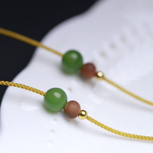 Hetian Jade Small Bag Prosperity String Necklace Pendant Hetian Jade Small Bag Prosperity String Necklace Pendant