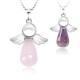 Little Angel Wings Crystal Luck Necklace Little Angel Wings Crystal Luck Necklace