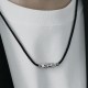 999 Silver Nine-Eye Dzi Bead Protection Necklace 999 Silver Nine-Eye Dzi Bead Protection Necklace