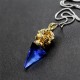 Tibetan Dorje Vajra Lotus Liuli Strength Necklace Pendant Tibetan Dorje Vajra Lotus Liuli Strength Necklace Pendant