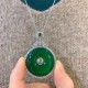 Green Chalcedony Round Peace Buckle Strength Pendant Green Chalcedony Round Peace Buckle Strength Pendant