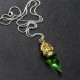 Tibetan Dorje Vajra Lotus Liuli Strength Necklace Pendant Tibetan Dorje Vajra Lotus Liuli Strength Necklace Pendant