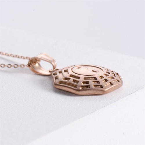 Bagua Yin Yang Titanium Steel Balance Necklace Bagua Yin Yang Titanium Steel Balance Necklace