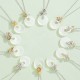 925 Silver Chalcedony Twelve Months Flower Harmony Pendant 925 Silver Chalcedony Twelve Months Flower Harmony Pendant