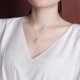 925 Sterling Silver Jade Ginkgo Leaf Peace Necklace 925 Sterling Silver Jade Ginkgo Leaf Peace Necklace