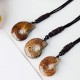 Natural Ammonite Fossil Meditation Healing Necklace Natural Ammonite Fossil Meditation Healing Necklace