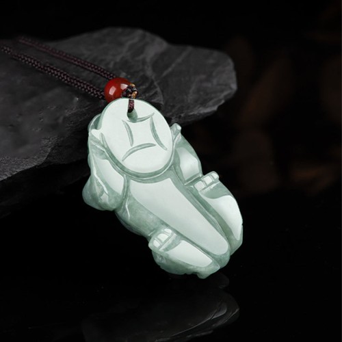 Jade PiXiu Wealth Luck Necklace Pendant