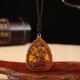 Tibetan Buddha Liuli Crystal Serenity Necklace Pendant Tibetan Buddha Liuli Crystal Serenity Necklace Pendant