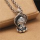 999 Sterling Silver Buddha Serenity Necklace
