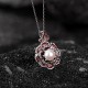 999 Sterling Silver Peony Flower Pearl Necklace 999 Sterling Silver Peony Flower Pearl Necklace