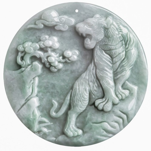 Chinese Zodiac Tiger Jade Protection Necklace Chinese Zodiac Tiger Jade Protection Necklace