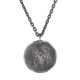 Sterling Silver Yin Yang Hammer Texture Harmony Necklace