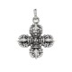 925 Silver Double Dorje Vajra Necklace Pendant 925 Silver Double Dorje Vajra Necklace Pendant
