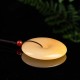 Golden Silk Jade Peace Wealth Necklace Pendant Golden Silk Jade Peace Wealth Necklace Pendant