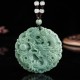 Chinese Zodiac Dragon Jade Fortune Necklace