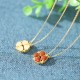 925 Silver Four Leaf Clover White Jade Necklace 925 Silver Four Leaf Clover White Jade Necklace