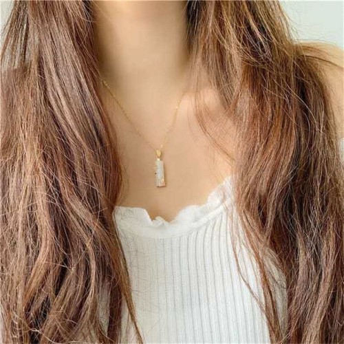 White Jade Bamboo Luck Necklace Pendant White Jade Bamboo Luck Necklace Pendant