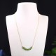14K Gold Plated Hetian Cyan Jade Luck Necklace 14K Gold Plated Hetian Cyan Jade Luck Necklace