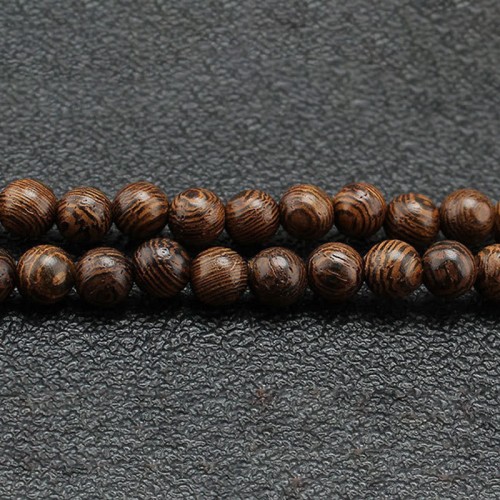 Wenge Wood Turquoise Stone Calm Necklace Pendant