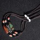 Tibetan Nine-Eye Dzi Bead Protection Necklace